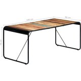  Blagovaonski stol od masivnog obnovljenog drva 180 x 90 x 76 cm | shoptok.hr