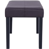  Klupa od umjetne kože 106 cm smeđa | Eponuda.com