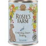 Rosie's Farm Varčno pakiranje Senior 24 x 400 g - Puran