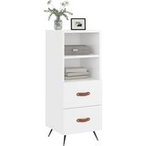  Komoda sjajna bijela 34,5 x 34 x 90 cm od konstruiranog drva | shoptok.hr