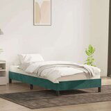  posteljni okvir brez vzmetnice temno zelena 100x210 cm žamet, (21829498) | Shoptok.si