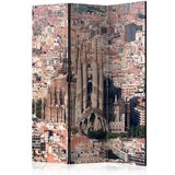  Paravan u 3 dijela - Heart of Barcelona [Room Dividers] 135x172 | shoptok.hr