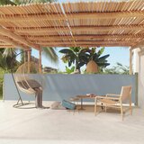 vidaXL Uvlačiva bočna tenda za terasu 117 x 600 cm siva Cijene