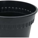  Okrogli cvetlični lonec 6 pcs Črna Ø 19 x 16 cm Plastika, (5000207469) | Shoptok.si