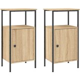Maison Chic Dvo delni komplet Nočne omarice - Nočne mize sonoma hrast 41x31x80 cm inženirski les, (21688964) Cene