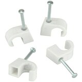 BAUHAUS Objemka z žeblji (4 mm - 7 mm, 18 mm, 100 kos, Bela) Cene