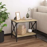  Bočni stolić boja hrasta sonome 55x38x45 cm konstruirano drvo Cijene