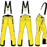 Alpine pro Men's ski pants with PTX membrane LERMON nano yellow | Eponuda.ba