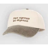 More Espresso Less Depresso Kapa s šiltom two tone dark brown