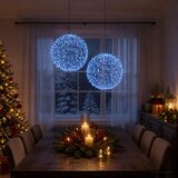  Božićni vrh svjetla 2 kom. 1900 LED lampica Plava Ø 60 x 63 cm | shoptok.hr