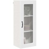 vidaXL Zidni kuhinjski ormarić Visoki sjaj bijela 40 x 31 x 100 cm | shoptok.hr