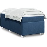  Krevet s oprugama i madracem plavi 80x200 cm od tkanine | shoptok.hr