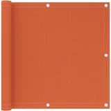 Balkonsko platno oranžno 90x400 cm HDPE, (20764734)