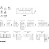 Makamii Črn tabure iz umetnega usnja Aloha – | Shoptok.si