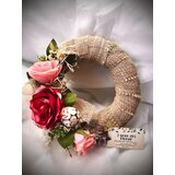 7 seas 365 ukrasni vjenčić Crvena rapsodija, 25 cm | shoptok.hr