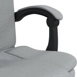 Uredski naslonjač od tkanine svjetlosivi | shoptok.hr