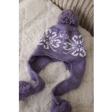 Kesi Women's long eared cap Balbina K381 purple | Shoptok.si