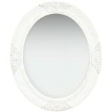 vidaXL Stensko ogledalo v baročnem stilu 50x60 cm belo, (20919814) | Shoptok.si
