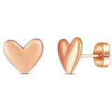 Vuch Ženske nau&amp;scaron;nice Ember Rose Gold u obliku srca, 10 mm Slike