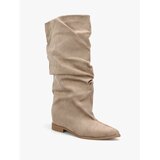 La Modeuse Škornji 79550_P189211 Bež | Shoptok.si