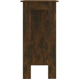 vidaXL Barski stol s policom boja hrasta 102x50x103,5 cm od iverice | shoptok.hr