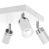 Stropni spot RENO 4xGU10/8W/230V bela/hrom | Eponuda.com