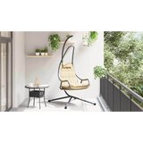  Viseća jaja stolica Bež 94 x 107 x 196,5 cm Čelik | Eponuda.com