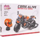  Set blokova za sastavljanje motocikla 403 kom - Narančasti | Shoptok.si