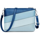 Vuch Coalie Striped Blue Handbag | Shoptok.si