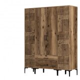 Hanah home garderober kumsal ptp walnut