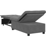 vidaXL Sofa postelja s kolesom Temno siva 194 x 50 x 82 cm | Shoptok.si