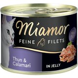 Miamor Feine Filets 6 x 185 g - Tuna i lignje u želeu Cijene