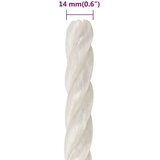  Radno uže bijeli 14 mm 25 m od polipropilena | shoptok.hr