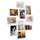 vidaXL Okvir za 10 fotografija (10 x 15 cm) bijeli MDF Cijene