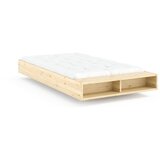 Karup Krevet od masivnog bora bez uzglavlja s podnicom 120x200 cm u prirodnoj boji Merge – | shoptok.hr