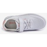 Big Star Children's sneakers made of eco-leather with Velcro Big Star white | shoptok.hr