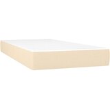  s oprugama i madracem krem 100 x 200 cm od tkanine | shoptok.hr