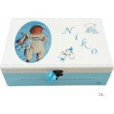  Škatla spominov personalizirana z imenom - darilo za rojstvo, krst ali rojstni dan otroka - 26. 20x30x10cm - 18042 | Shoptok.si