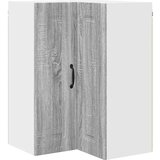 vidaXL Zidni kuhinjski ormarić s policom Siva Sonoma 57 x 57 x 80 cm | shoptok.hr