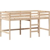  Posteljni okvir z lestvijo in streho 90x190 cm borovina, (21243173) | Shoptok.si