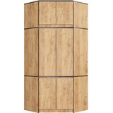 AKORD Kotna Garderobna Omara Z Nadgradnjo In 6 Vrata, Hrast Craft, (5000331728) Cene
