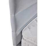 MID.YOU postelja boxspring x , tekstil, leseni material svetlo siva | Shoptok.si