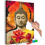  Slika za samostalno slikanje - Fiery Buddha 40x60 Cijene