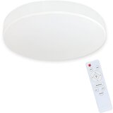 Nettlife LED stropna svetilka 38CM zatemnljiva z daljinskim upravljalnikom bela okrogla moderna tkaninska stropna svetilka, (22110644) | Shoptok.si