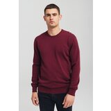 Legendww bordo muski dzemper okrugli izrez | ePonuda.com