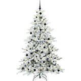  Umjetno božićno drvce s nogom Bijelo 210 cm PVC i čelik | Eponuda.com