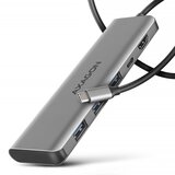 Axagon HMC-5H USB-C 3.2 Gen 1 hub 3x USB-A 4K HDMI PD 100W - Silber Wired USB 3.2 Gen 1 (3.1 Gen 1) Type-C Silver | shoptok.hr
