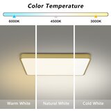  Brilagi - LED plafonsko svetlo POOL LED/36W/230V 3000/4500/6000K 40x40 cm zlatna | Eponuda.com