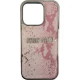 MiuMiu maskica iPhone 16 Pro Max Roza
