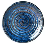 MIJ plavi keramički tanjur copper swirl, ø 20 cm